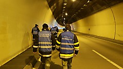 Tunnelübung Schartnerkogeltunnel