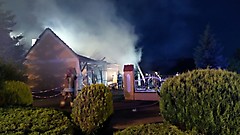 Scheunenbrand in Neuberg